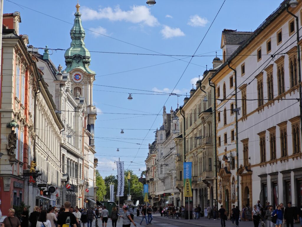 Die Herrengasse in Graz