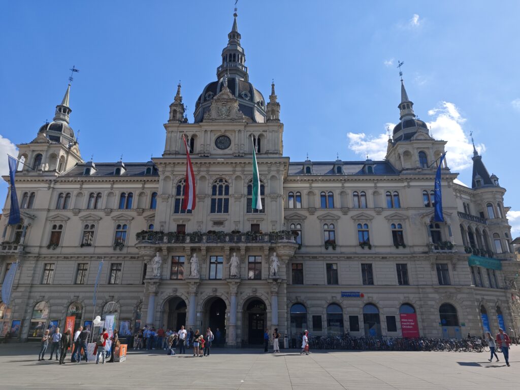 Das Rathaus in Graz