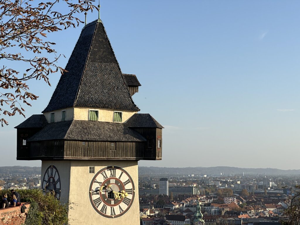 Der Uhrturm Graz am Schlossberg